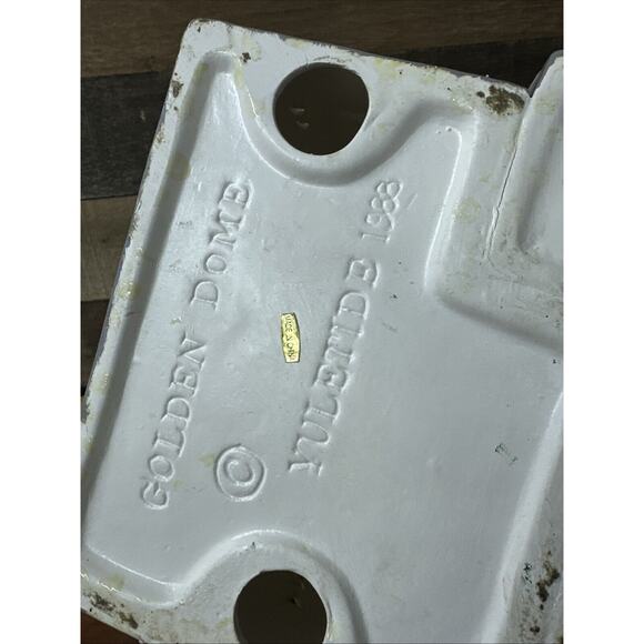 Christmas Village Yuletide Snow Hamlet Collection Victorian Golden Dome 1988 - Picture 5 of 5